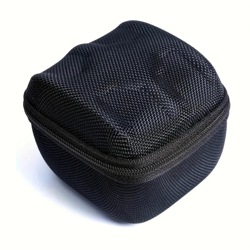 1pc Black Watch Storage Box - Hard Case W/Soft Pillows, Velvet Lined for Jewelry & Watches Protection