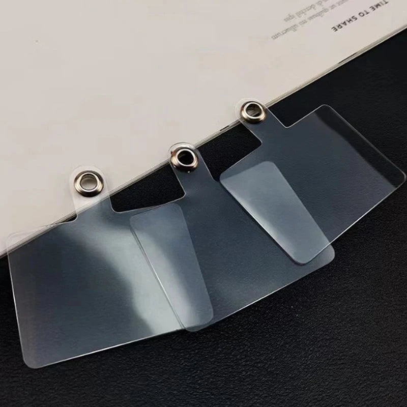 Transparent Flexible Phone Lanyard Gasket Strap Mobile Phone Universal Tether Tabs Clear Hanging Strap Patches Cord Clip