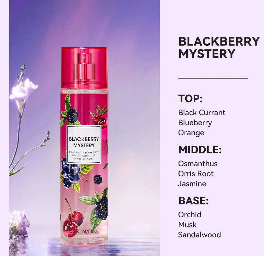 8 Fl.oz/236ml Hair & Body Mist for Women, Floral Fragrance Mist, Fresh Body Spray, Long-Lasting Perfume, Perfect for Daily Use