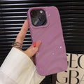 Soft Water Ripple Pattern Phone Case For iPhone 11 12 13 14 15 16 17 18 Pro Max X Xs Max XR 7 8 Plus Air Bumper Cases Cover
