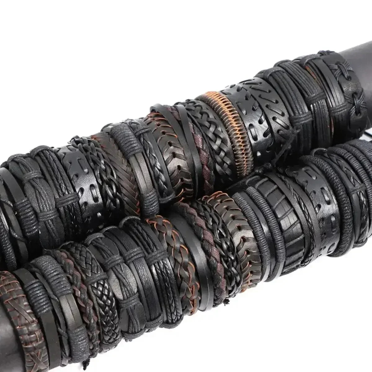 5PCS Random Style Men's Women's Webbing, Rope,Leather Bracelet Classical Festive Women Gift(Including But Not Limited to Pic)