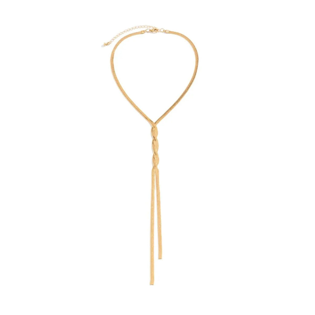 Sexy Goth Adjustable Flat Snake Long Chain Necklace for Women Vintage Weave Twisted Link Chest Choker Aesthetic Neck Jewelry New