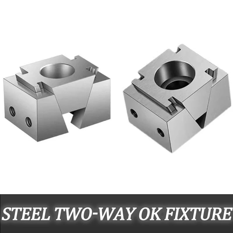 CNC M6 M8 M10 M12 M14 M16 Bench Vise OK Vise Wedge Clamps Precision Modular Single Bilateral Vise for Industrial Machining