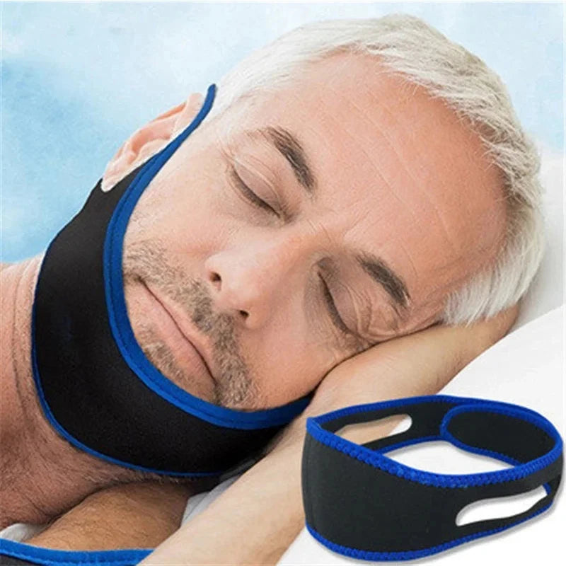 Adjustable Anti-Snoring Chin Support Belt Facial Lifting Stretching Aid for Enhanced Sleep Quality