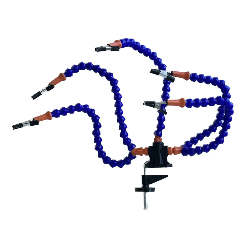 Helping Hand Third Hand Soldering Stand Flexible Arm PCB Holder Table Clip Tool Gadgets for Welding and Soldering