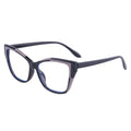 Vintage Contrast Cat Eye Glasses, Trendy Viral Style, Versatile For Commute, Blue Light Blocking Non-Prescription Eyewear 869