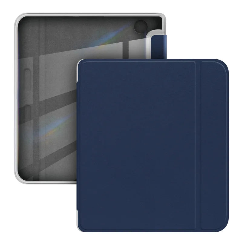 Slim PU Leather Cover For KOBO Libra Colour 2024 Libra 2 2021 7'' N428 N418 Ebook Shockproof Smart Case with Clear Back Funda