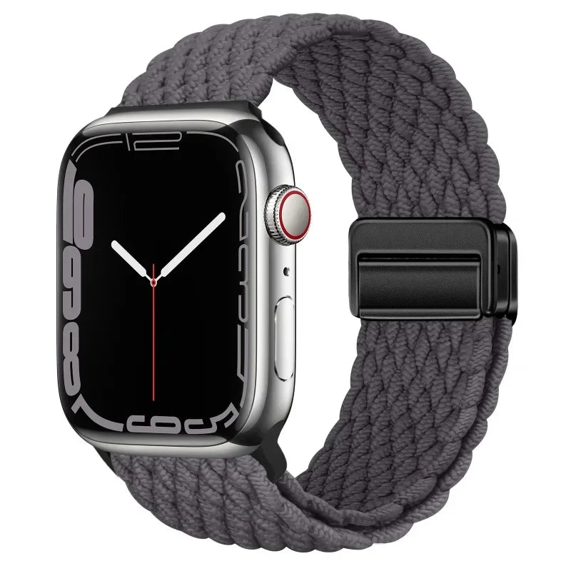Nylon strap For Apple watch 11 10 42mm 46mm 9 8 7 45mm 41mm Ultra 3/2/1 49mm Magnetic wristband For iWatch 6 5 4 3 SE 44mm 40mm
