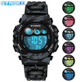 SYNOKE Student Sport Watches For Kids Colorful Electronic Watches 50M Waterproof Clock Children Digital Watch For Boys Girls