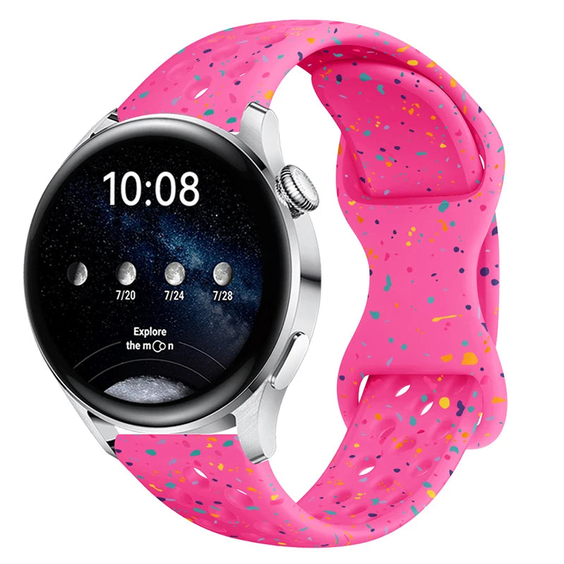 20mm 22mm Silicone Band For Huawei Watch GT6 GT6 Pro 46mm Sport Strap For Huawei Watch GT5Pro GT2 3 4 5 46mm 42mm /GT3Pro 43mm