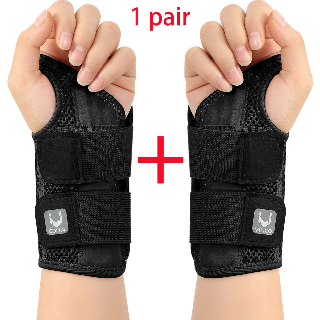 Finger Joint Pain Tendon Sheath Adjustable Dual Strap Wrist Guard with Thin Design Thumb Strain Protection Strap Wrist Guard