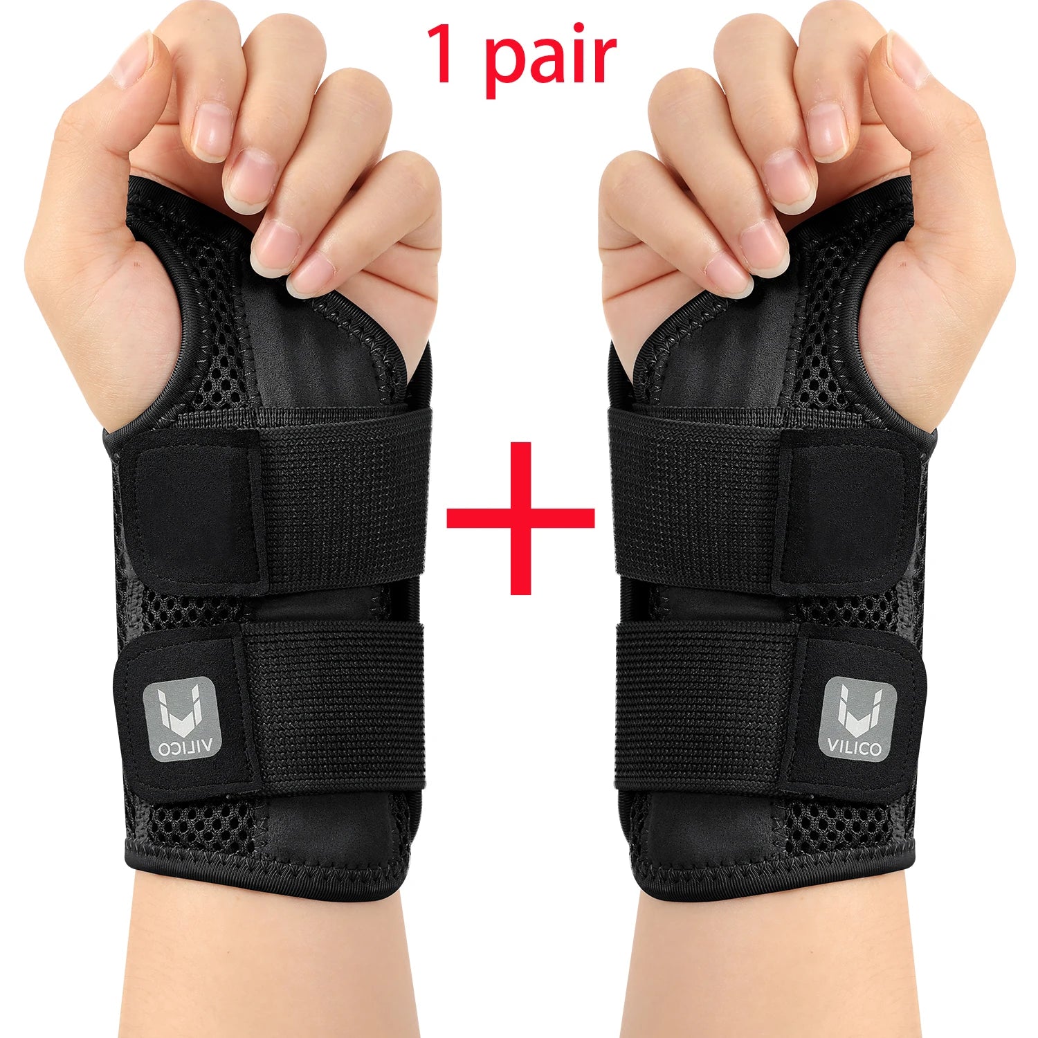 Finger Joint Pain Tendon Sheath Adjustable Dual Strap Wrist Guard with Thin Design Thumb Strain Protection Strap Wrist Guard