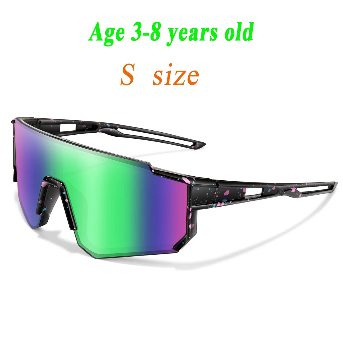 3-14 Year Old Children Baseball Sunglasses Kids Boys Girls M Size Youth BicycleUV400 Outdoor Sports Camping Mtb Bike Eyewear