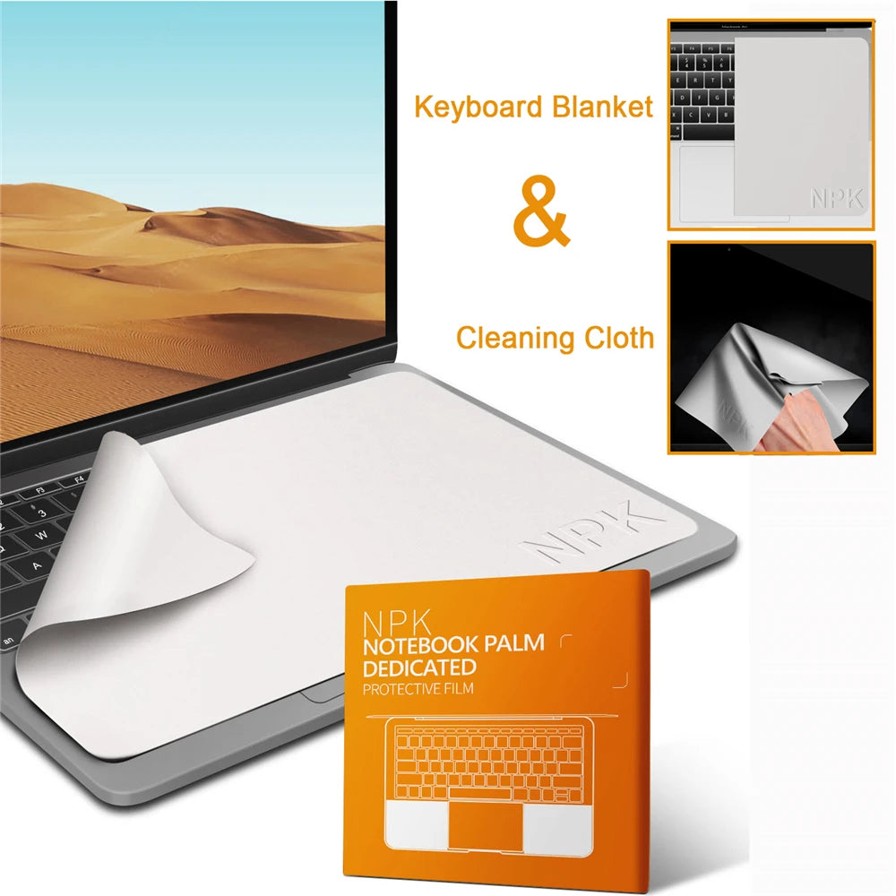 Notebook Palm Screen Cleaner Microfiber Protective Film Keyboard Blanket Cover Cleaning Cloth For MacBook Pro 13/15/16 Inch