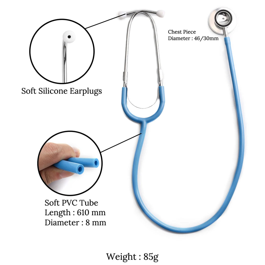 Dual Head Stethoscope Doctor Medical Portable Stethoscope Professional Cardiology Medical Equipment Device Student Vet Nurse