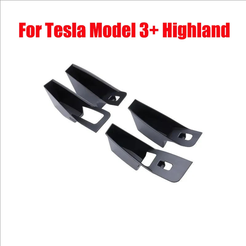 For Tesla Model 3 Y YL Juniper Highland 2020-2026 Door Handle Storage Box Inner Handle All-inclusive Organizer Container Tray