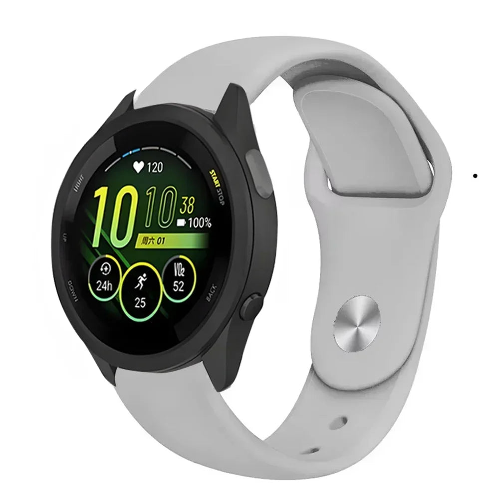 18/20/22mm Soft Silicone Strap For Gramin Forerunner 55 165 645 965 255/265 bracelet Accessories Wristband Garmin Venu 3S Correa