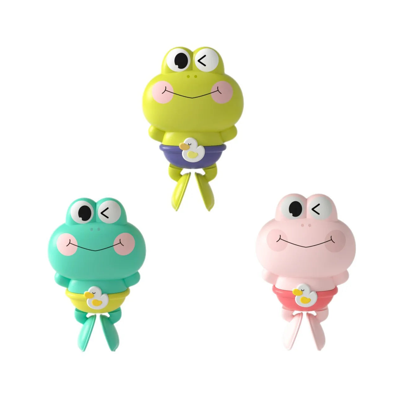 Gowinbaby Clockwork Frog Bath Toy Kids Floating Swimming Frog Children Bathtub Play Toy