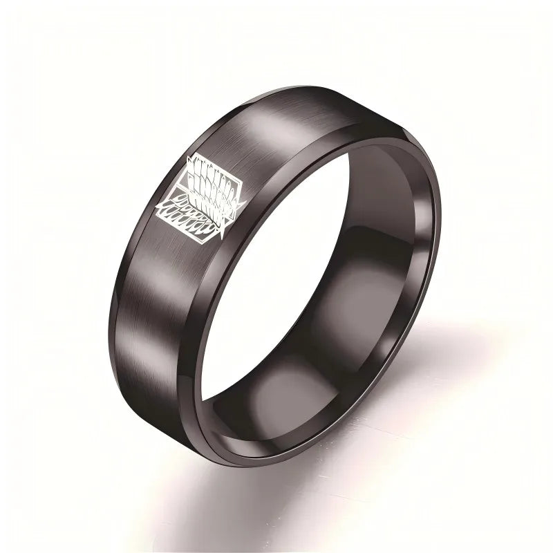 Wing-Emblem Fashion Ring – Five Colors