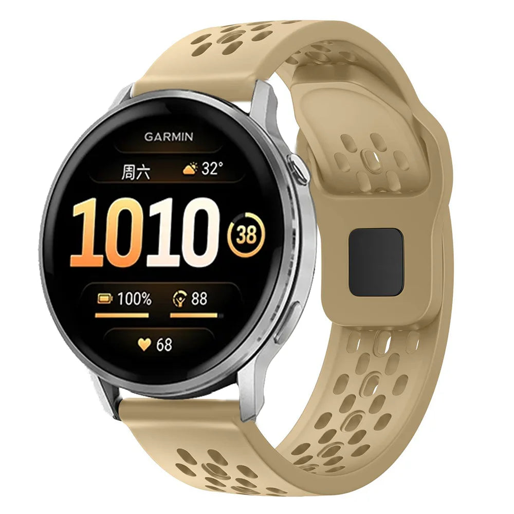 18/20/22mm Silicone Strap for Garmin Venu 4 45/41mm Venu 3 3s Sq 2 Plus Forerunner 170 70 570 265 255 Bracelet Active 6 5 Correa