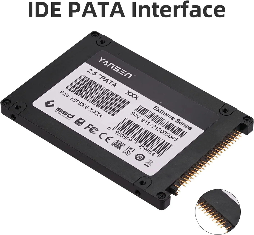 Kingspec 2.5 inch PATA ID ESSD Drive 44pin PATA SSD HD 8GB 16G 32GB 64GB 128GB 256GB 4C MLC ide ssd 2.5 for notebook Replace