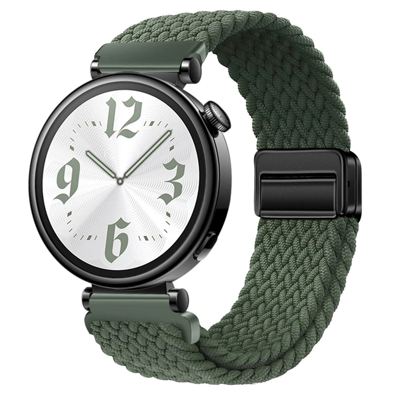 18mm Braided Magnetic Strap For huawei watch GT 5 4 41mm Sport bracelet belt Watchband for HUAWEI watch GT 4/GT 5 pro 42mm band