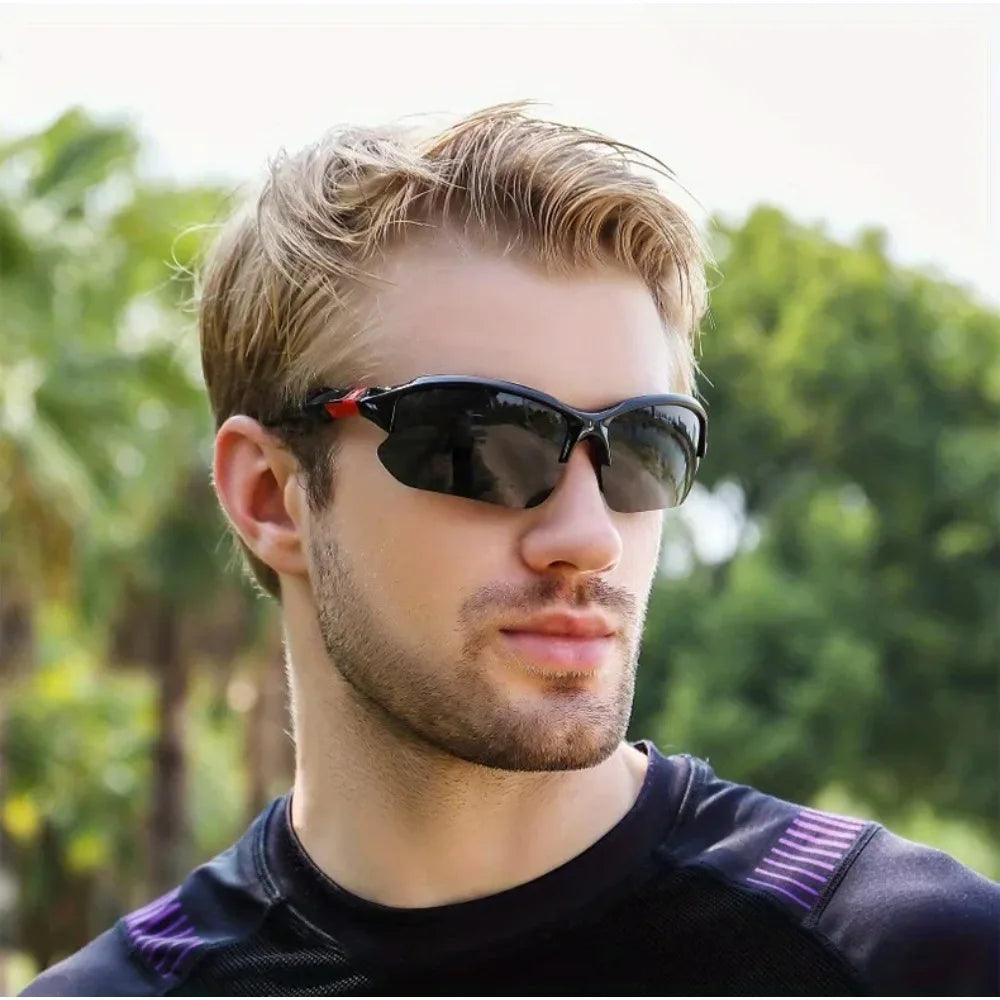 Polarized Sports Glasses for Men And Women Outdoor Windproof Fashionable Suitable for Baseball Running Fishing Golf And Driving