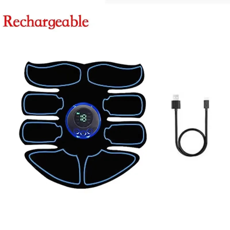 2026 EMS Abdominal Muscle Stimulator Fitness ABS Arm Training Patches Muscle Exercise Instrument USB Charging Home Men