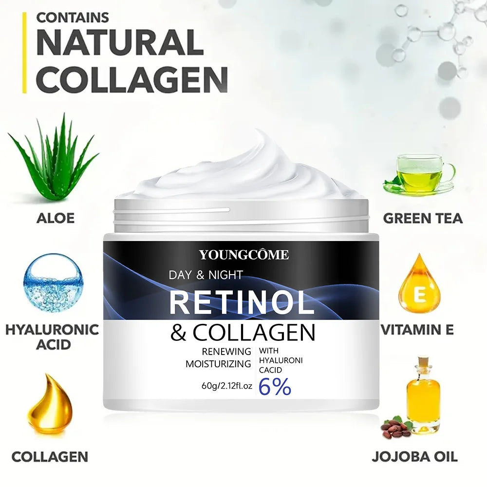 Retinol Face Cream Anti-wrinkle  Moisturizing Brightening Hydrating Smooth Wrinkles Firming Facial Face Brighten Skin Skin Care