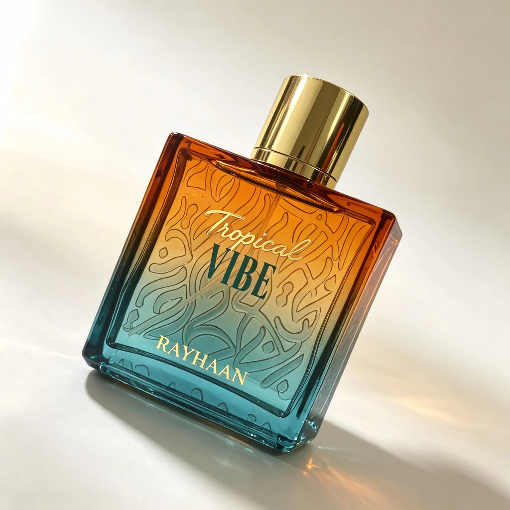 Tropical Vibe by Rayhaan 100ml/3.4oz Eau de Parfum, Unisex Gift Fragrance with Warm Coconut & Exotic Floral Scent