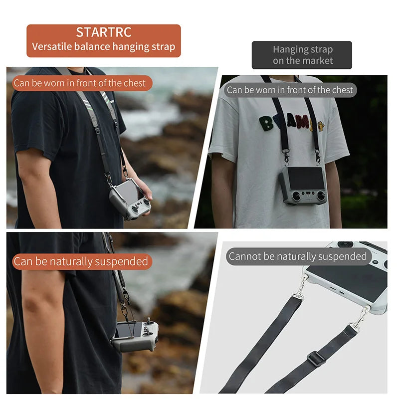Balancing Strap For DJI Avata 360/Mini 5 4 Pro/Neo/Flip RC/RC 2/RC Pro Remote Control Dual-Use Balanced Metal Holder Accessories
