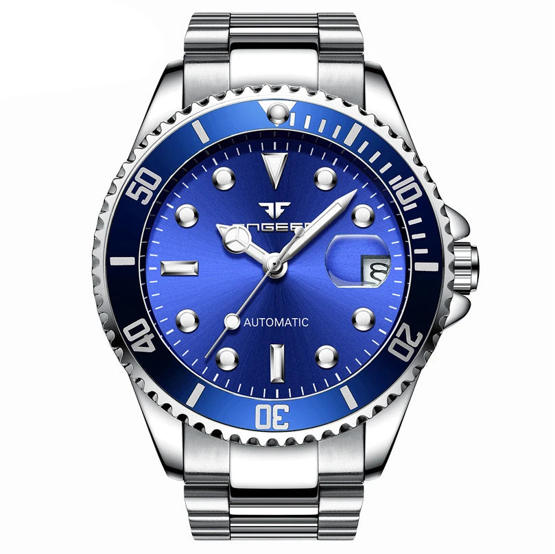 BINBOND Mechanical Wristwatches For Men Luxury Luminous Waterproof Automatic Tourbillon Men's Watch Skeleton Reloj Free Ship