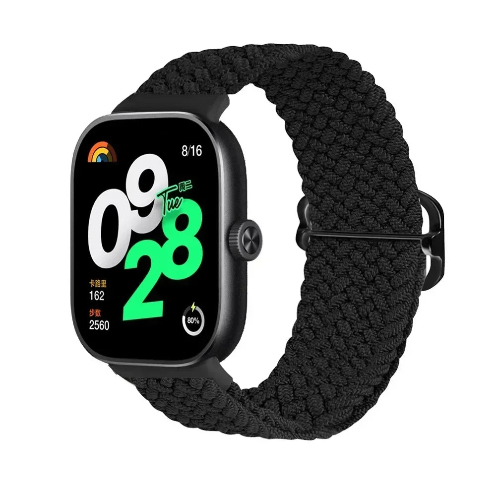 Nylon Strap for Xiaomi Redmi Watch 4/5/6 Adjustable Wristband Sport Watchband for Mi band 9 Pro/Mi Band 8 Pro Belt Accessories
