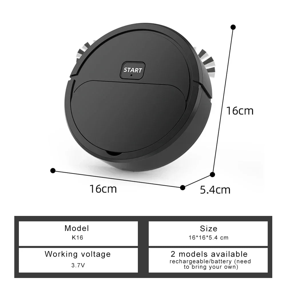 Fully Automatic Sweeping Robot Sweep Vacuum Cleaner Mopping The Floor Mini Cleaner Home Use Intelligent 3 In1 Sweeper