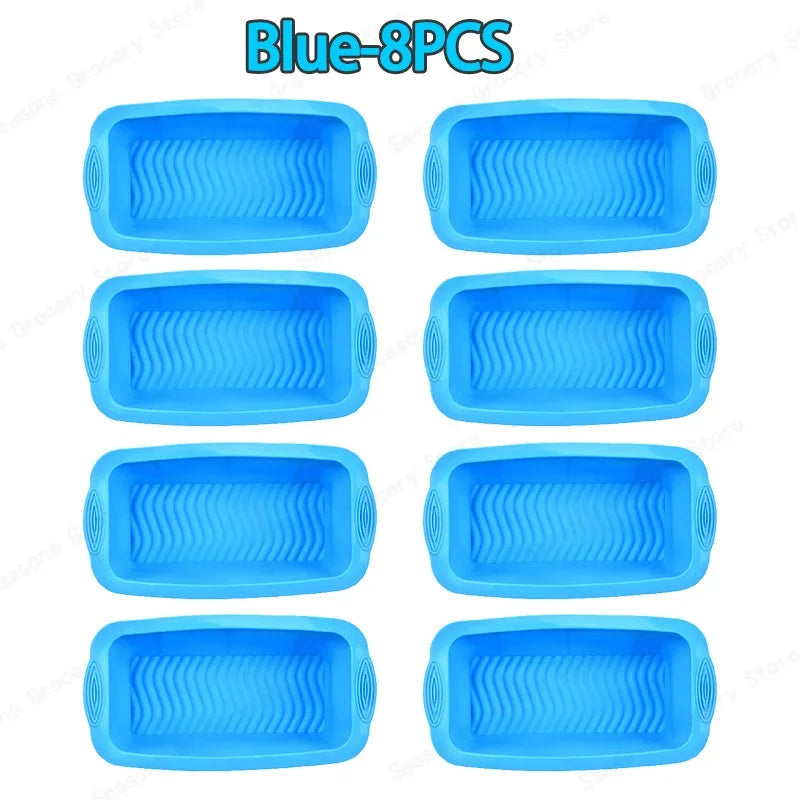 1-10PCS Extra Large Silicone Ice Cube Molds Cold Bath Ice Bucket Making Ice Cubes Cake Baking Molds New Ice Compartment Molds