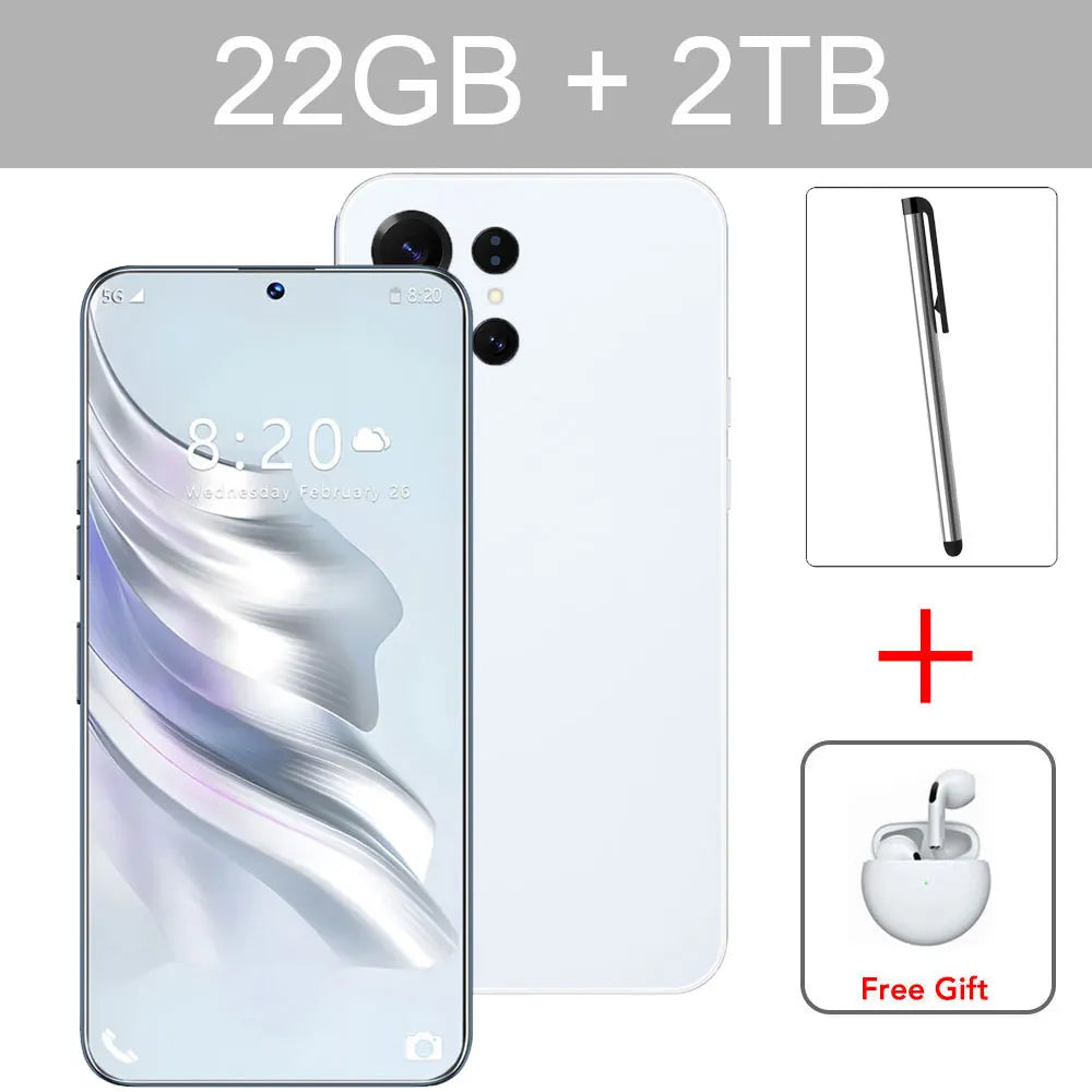 NEW S26 Ultra Smartphone 2026 Original 7.3HD Global Version 5G Dual Card Cheap Cellphones 7800mAh Android 15 Mobile Cell Phones