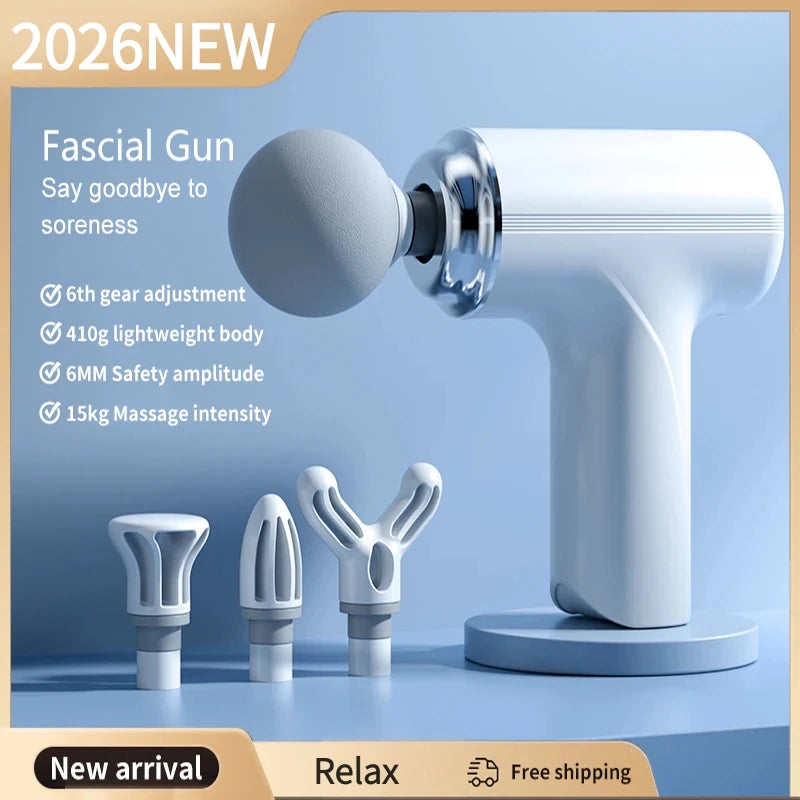 Vibration Massage Gun Rechargeable Wireless Muscle Relaxation Massager Mini Professional Fitness Portable Electric Fascia Gun