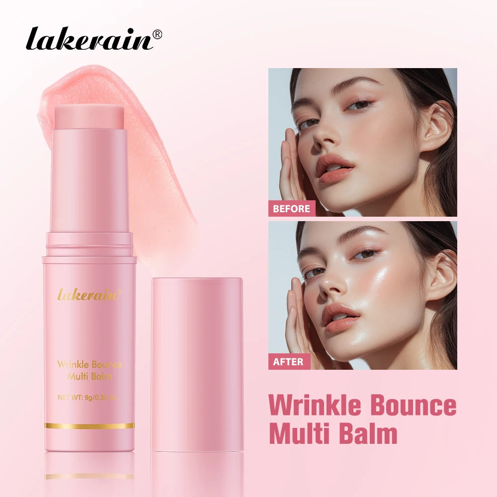 Moisturizing Wrinkle Bounce Multi Balm Stick Deep Hydrating Facial Skin Long-lasting Brightening Collagen Cream Korean Cosmetics