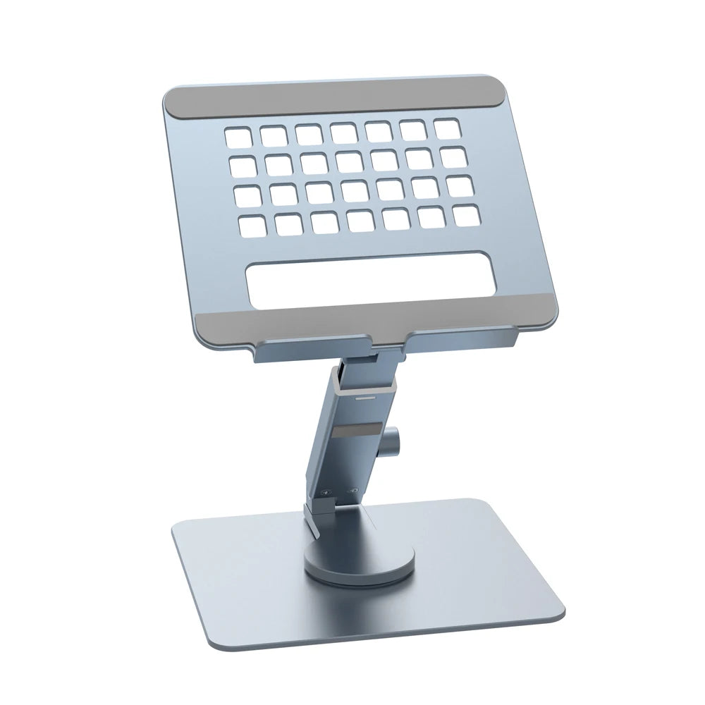 Aluminum Tablet Stand Desk Riser 360° Rotation Multi-Angle Height Adjustable Foldable Mount Dock For Pro iPad Xiaomi Huawei Tab