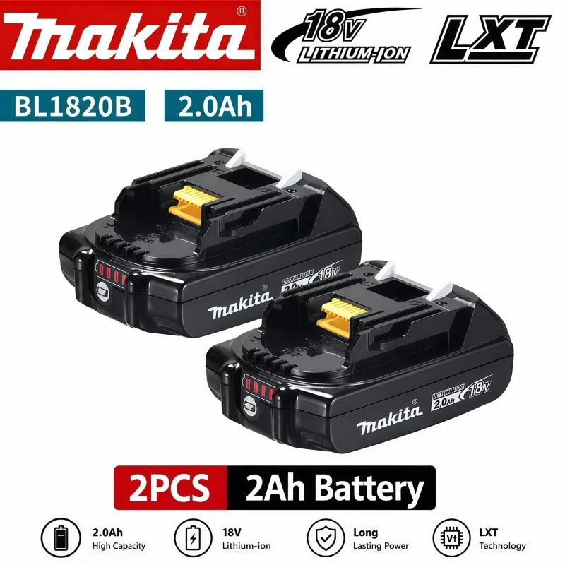 2026 Authentic Makita 6.0Ah Battery, Hot Selling 18V Tools Battery, Replaceable BL1830B L1840B L1850B L1860B, Power Tool Battery