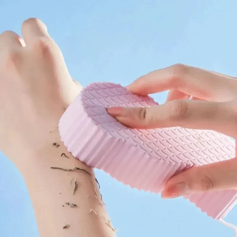 1pcs Soft Sponge Body Scrubber Bath Exfoliating Scrub Sponge Shower Brush Body Skin Remover Exfoliante