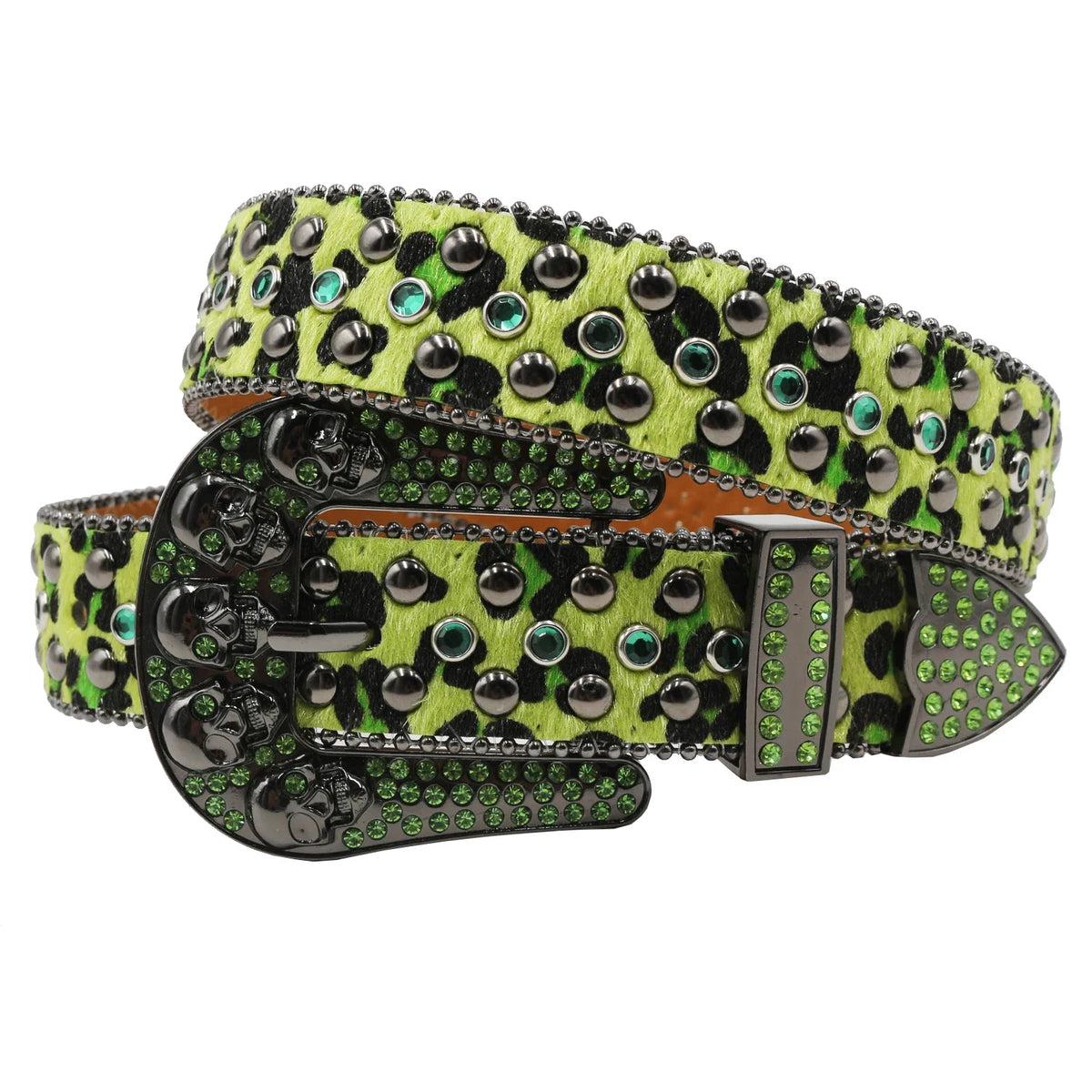 Hot Rhinestone Belts Studded Skull Lether Belts for Women Luxury Designer Brand Strap For Jeans Suppliers White Black