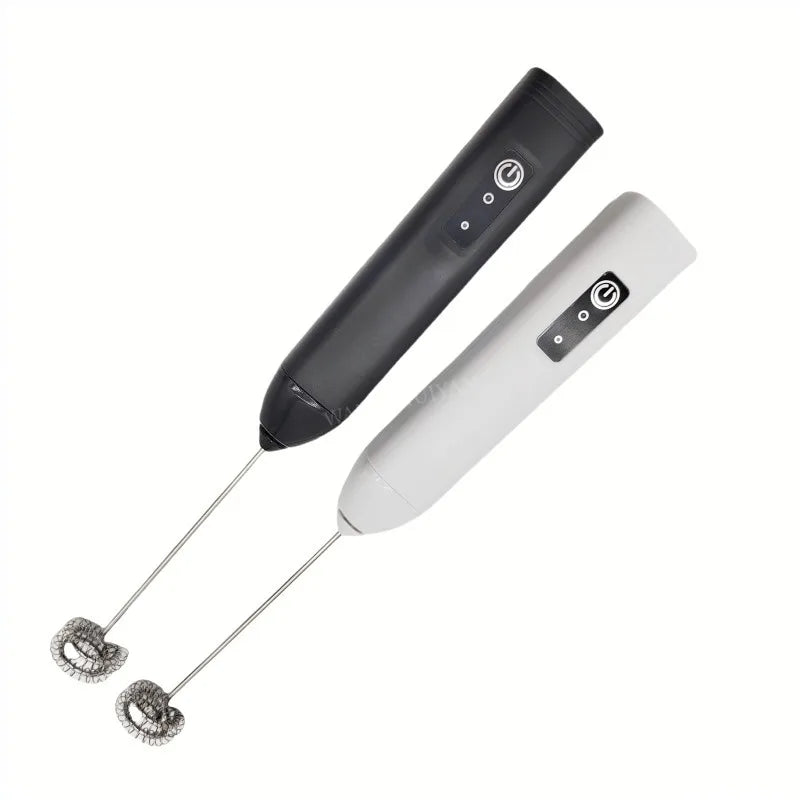 Milk Frother Egg Beater Mini Coffee Whisk Mixer Rechargeable Electric Milk Frother Wireless Milk Foamer Maker Handheld Stirrer