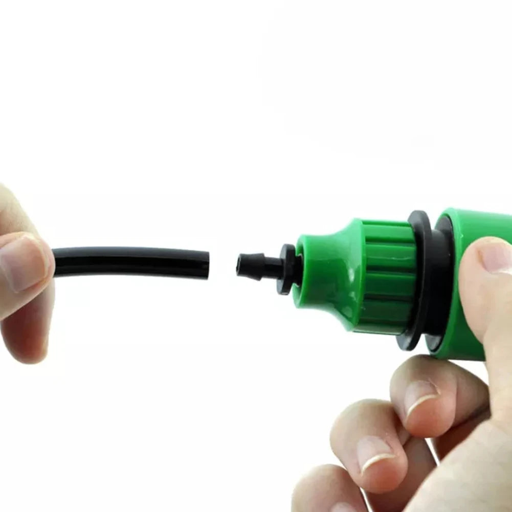 5 Pcs 4/7mm-8/11mm Plastic Garden Water Hose Quick Connector Irrigation Adapter Connector Drip Irrigation Tools