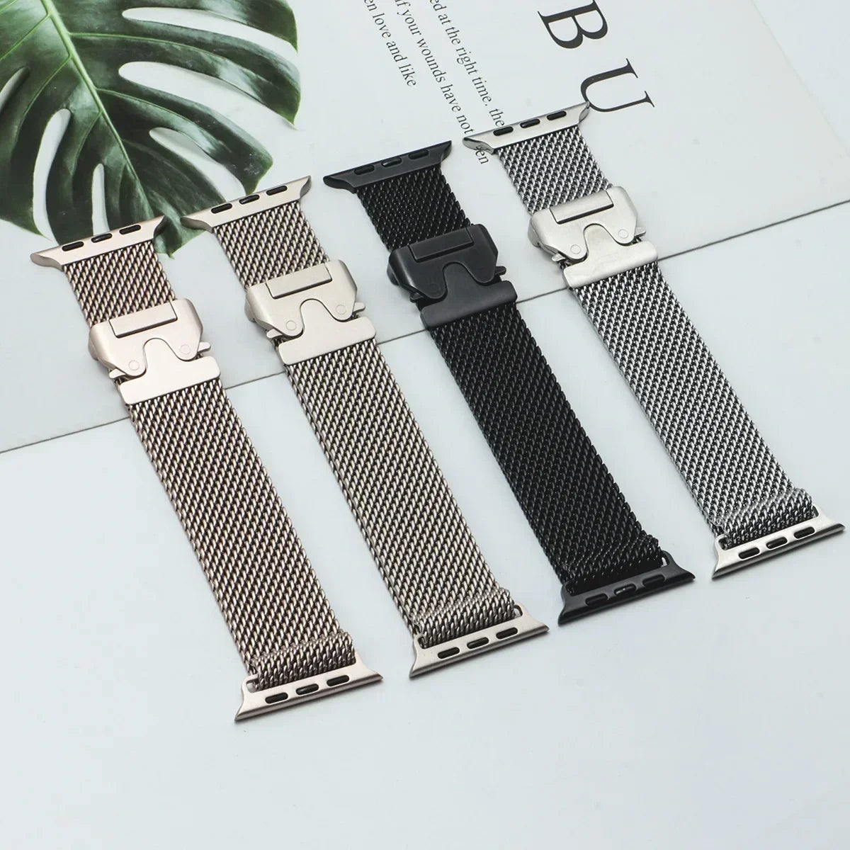 Milanese Strap for Apple Watch Band Ultra 2 49mm 46mm 42mm 44mm 45mm 41mm 40mm Loop Bracelet for Iwatch Series 10 9 7 8 5 6 SE 5