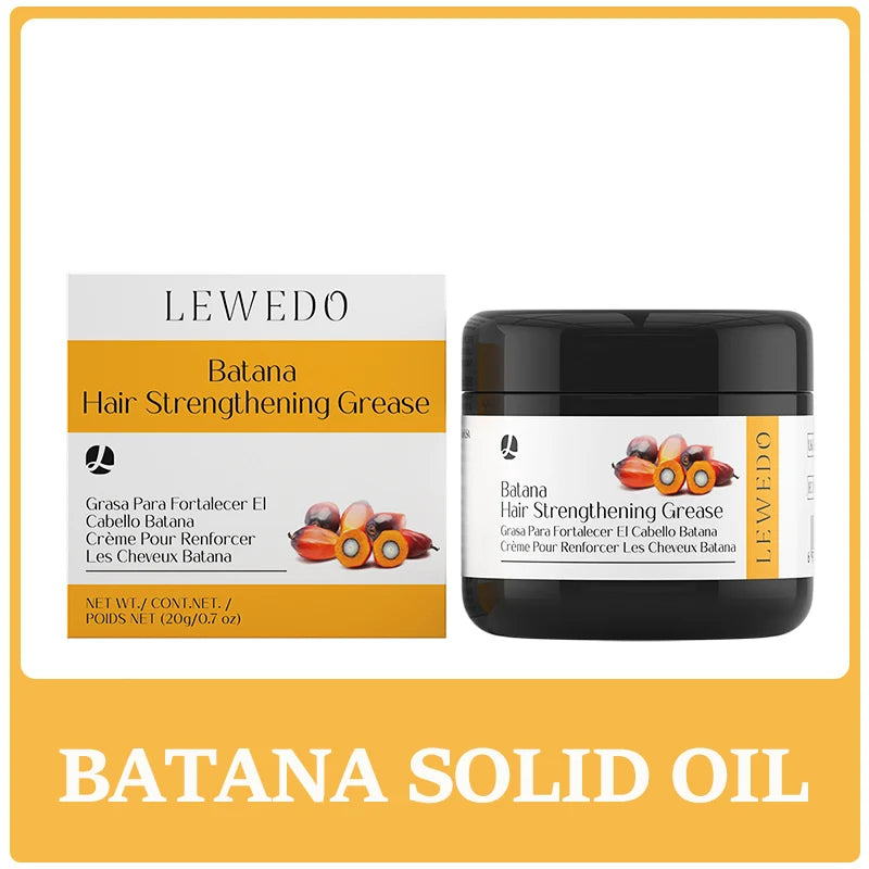 Batana Oil Hair Growth Kit Hair Strengthen Repair Split Ends Damage Increase Hair Thickness Smoothness Dense Hair Essential Oil