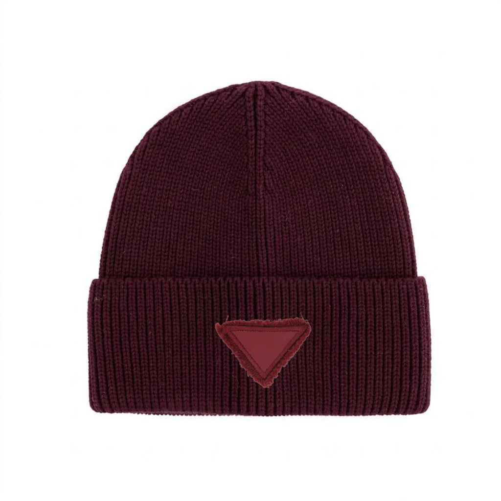 Winter Cotton Knitted Beanies Leather Heart Outdoor Hat Children Hats Personality Table hats girl hat boy hat