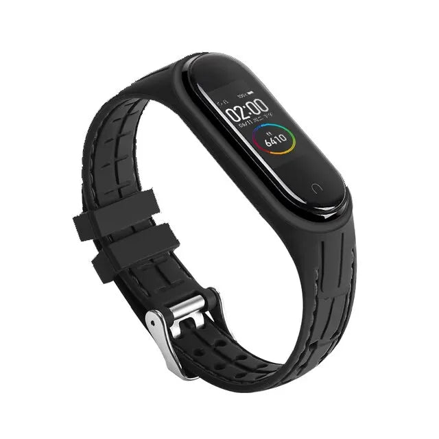 Strap for Mi Band 7 6 5 4 3 Watchband Sport Silicone Smartwatch Bracelet for Xiaomi Mi Band 6 4 7 5 Strap Accessories Wristband