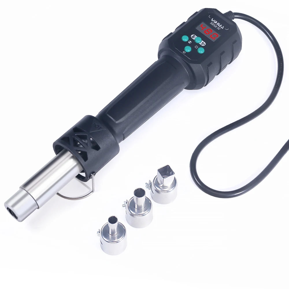YIHUA Micro Hot Air Gun  C/F Temp Adjusted 8858IV 700W Soldering Rework Welding Station LCD Digital Heat Gun BGA IC Solder Tools