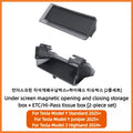 For New Tesla Highland Model 3 Y Standard Juniper Tray Magnetic Under Screen Fold Storage Box ETC Screen Storage Box Accessories